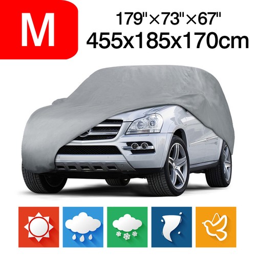 455cm autoabdeckung autogarage - 455cm,
